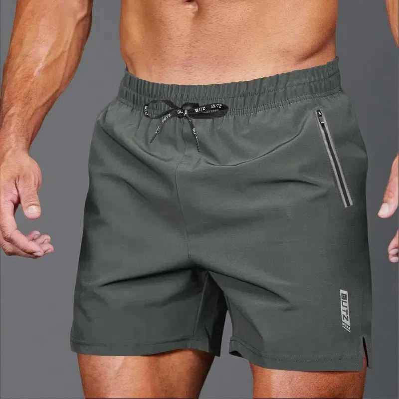 Men’s Running Workout Training Shorts – Lightweight & Breathable Straight Fit Dark Gray