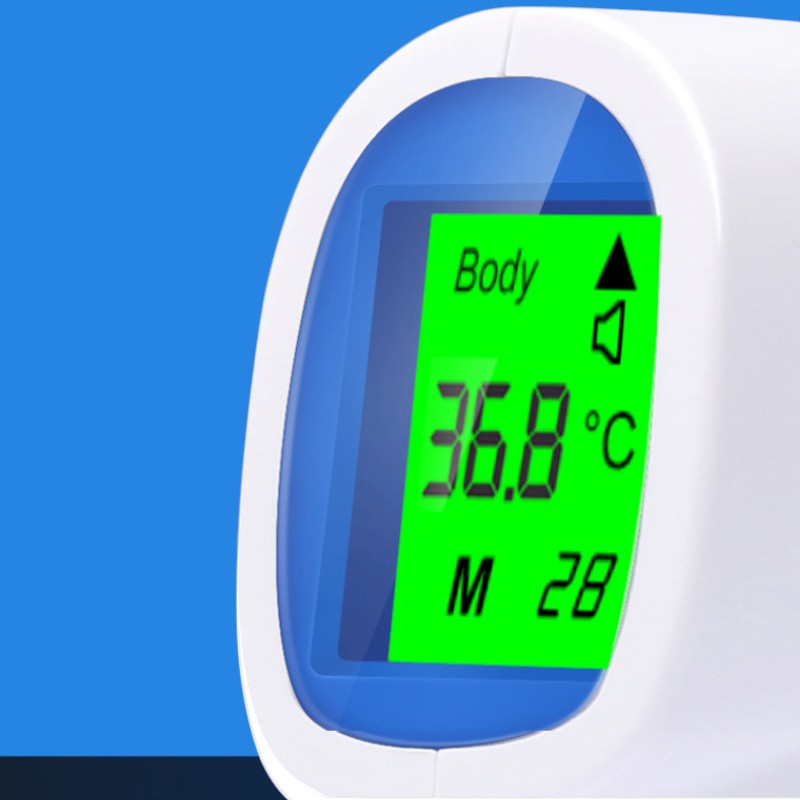 Non-Contact Handheld Forehead Thermometer – Instant LED Display for Indoor Use