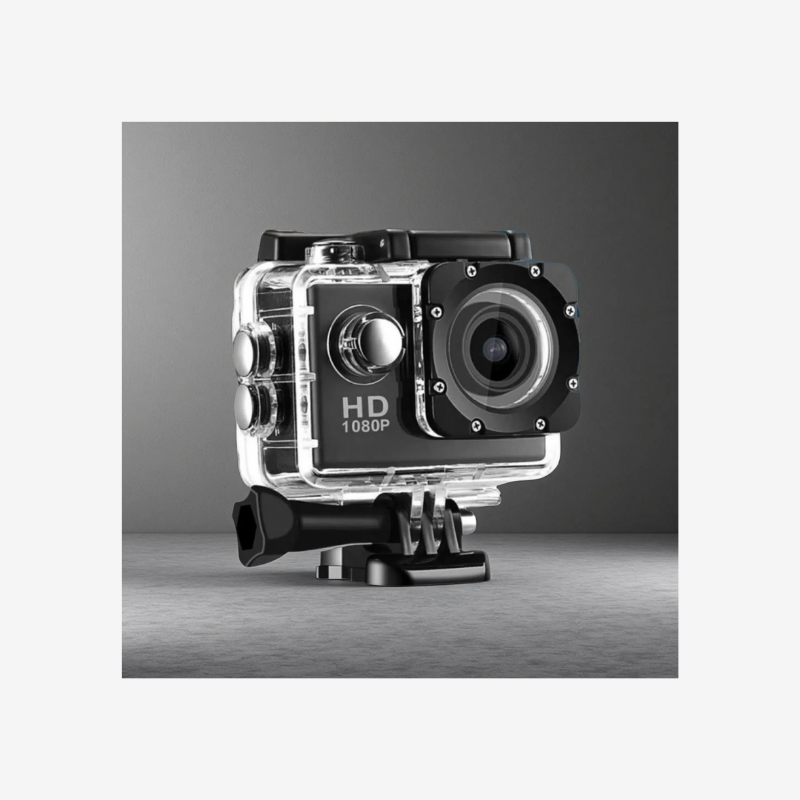 HD 1080P Action Sports Waterproof DV Camera – Compact Outdoor Adventure Cam: Capture the Action in Stunning HD