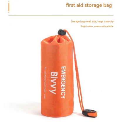 Portable Outdoor Disaster Relief Tent & Emergency Sleeping Bag Set – Lightweight 4-Season Shelter with Survival Accessories