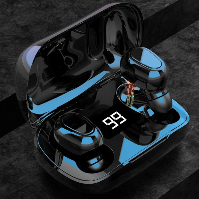 Noise-Canceling Bluetooth Sports Earbuds – Wireless Dual Mic IPX5 Waterproof