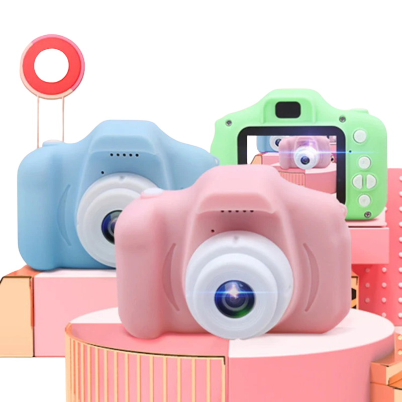 X2 HD Mini Cartoon Kids Digital Camera – 13MP Silicone Body with Full HD Video and 2.0" LCD Screen