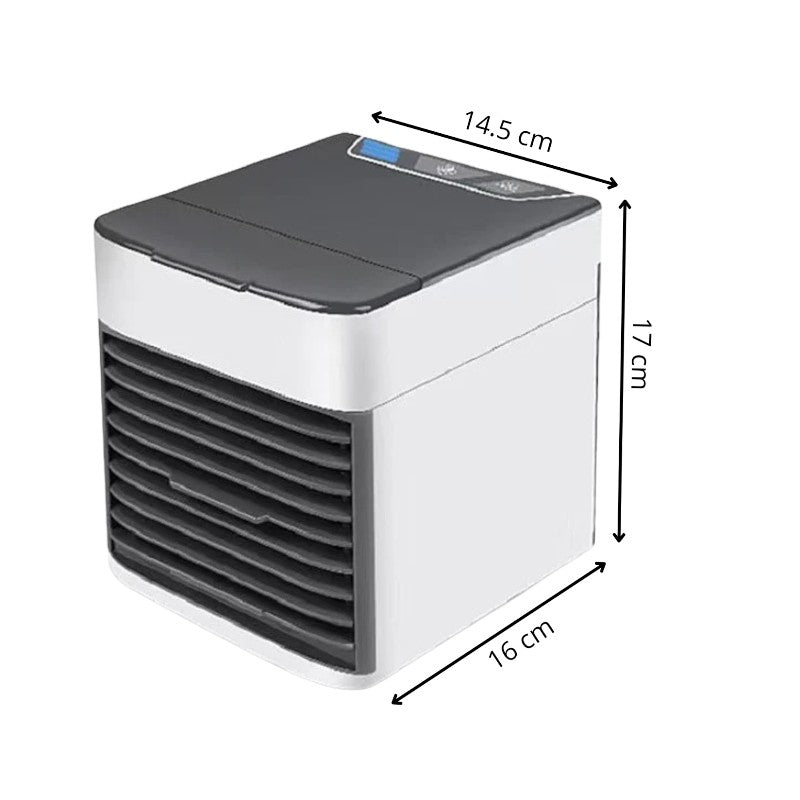 Portable Air Conditioner Fan – 3-in-1 USB Cooling, Humidifier & LED Mood Light