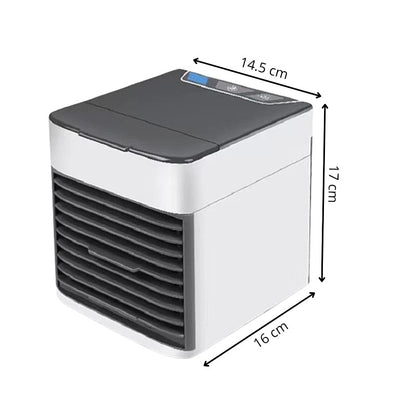 Portable Air Conditioner Fan – 3-in-1 USB Cooling, Humidifier & LED Mood Light