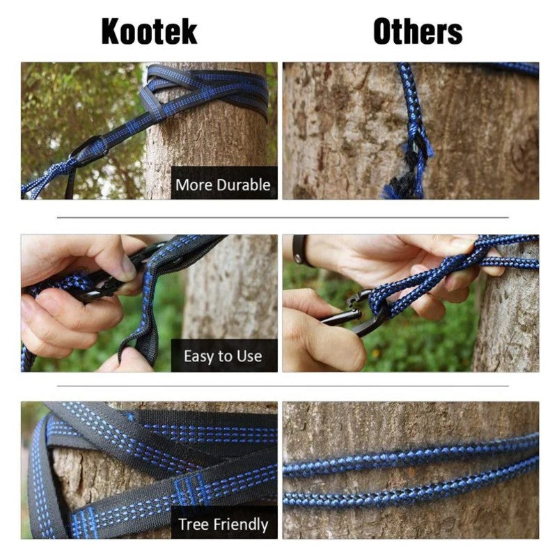 Outdoor Camping Hammock – Durable Parachute Cloth with Accessories