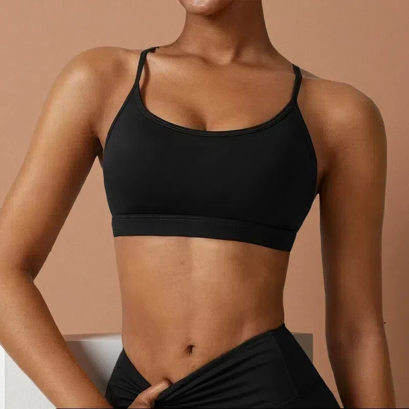 Women's Quick-Drying Sports Bra – Breathable Pullover Fitness Underwear