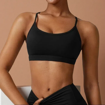 Women's Quick-Drying Sports Bra – Breathable Pullover Fitness Underwear