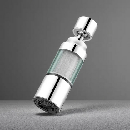 Alloy Kitchen Double Filter Splash-Proof Faucet Head – Stainless Steel Anti-Splash Nozzle Cylinder