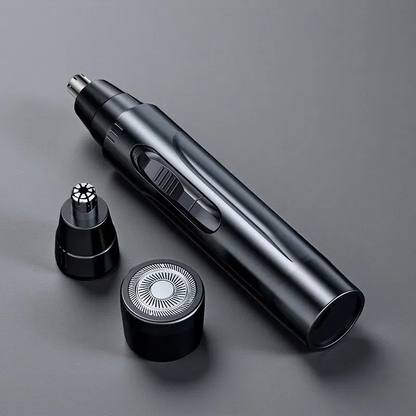 Electric Shaver for Nose Hair – Rechargeable Precision Grooming Tool Black USB