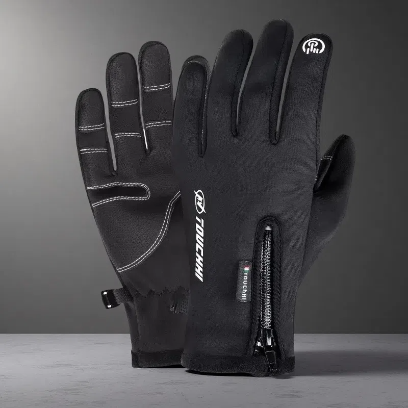 Heating Cycling Gloves – USB Heated Outdoor Gloves for Men & Women Black USB Powered