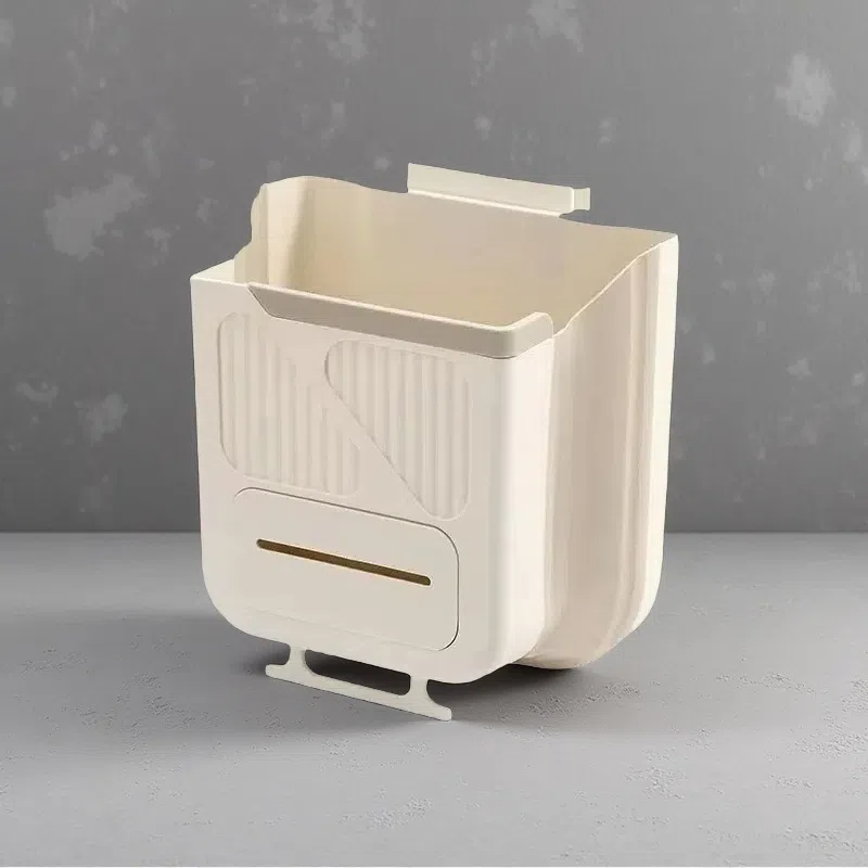Kitchen Trash Can – Wall-Mounted Foldable Waste Bin for Modern Homes