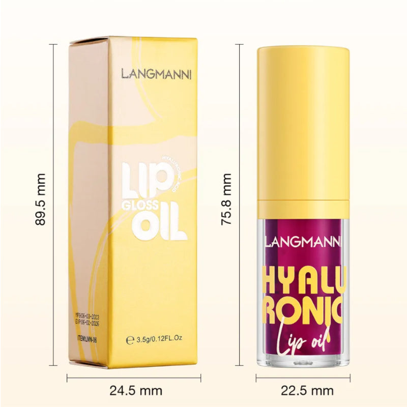 6 Colors Transparent Hyaluronic Acid Lip Balm Gloss – Moisturizing Tinted Lipstick