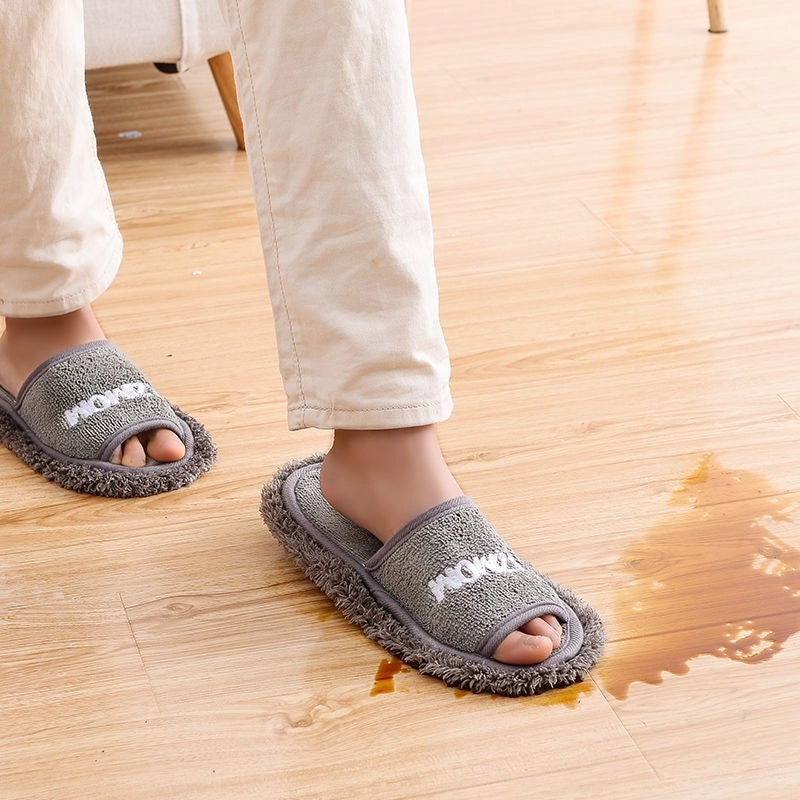Women’s Detachable Bottom Mop Slippers – Cute & Functional Cleaning Footwear