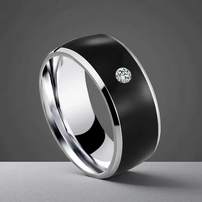 NFC Multifunctional Smart Ring – Unlock, Share & Launch Instantly with Zero Power Required Black
