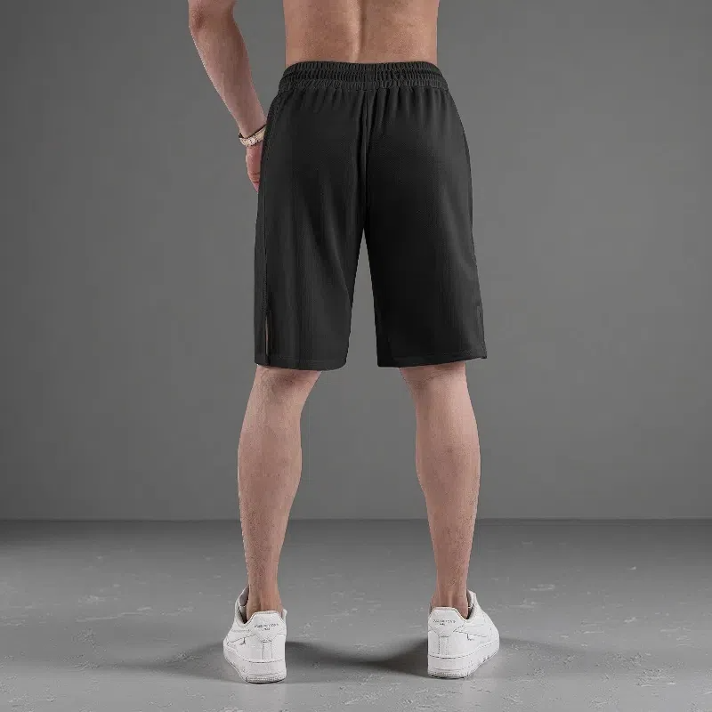 Breathable Quick-Dry Casual Sports Mesh Fabric Shorts – Lightweight Loose Fit with Micro Elasticity
