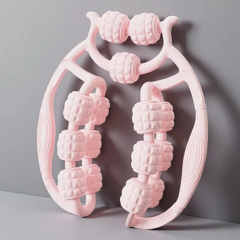 Ring Roller Small Leg Massage Machine – Double-Row Fitness & Body Shaping Massager