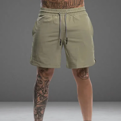 Men's Breathable Cotton-Blend Workout Shorts – Casual & Athletic Fit