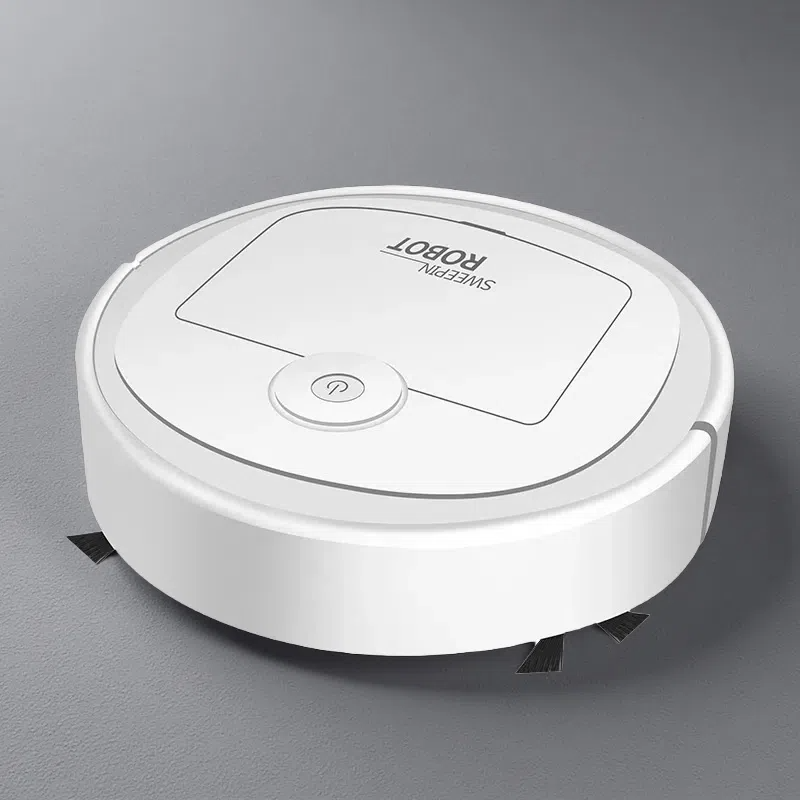 Intelligent Cleaning Robot – Lazy Household USB Vacuum Cleaner with Dual Motor White USB