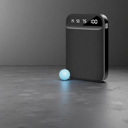 Large Capacity Mini Power Bank – Compact Multi-Port Charger for On-the-Go Power Black 6000 mAh