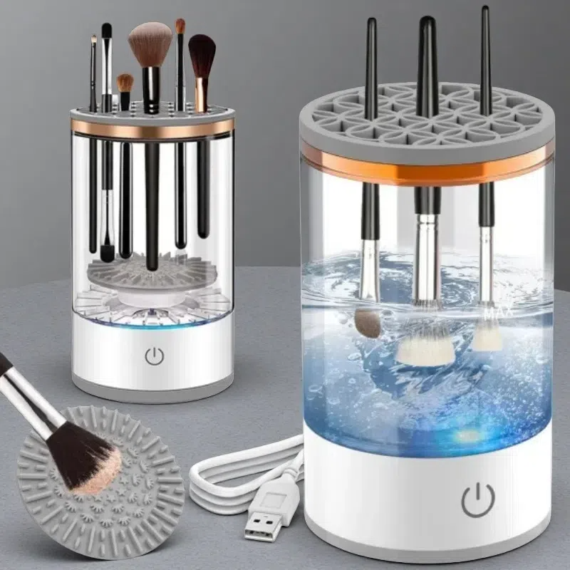 Makeup Brush Cleaner – Automatic Rotating USB Portable Electric Makeup Brush Washer