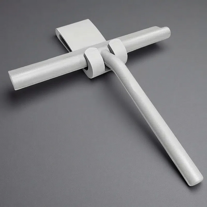 Silicone Multifunctional Cleaning Wiper – Window & Bathroom Glass Squeegee Gray Small Size