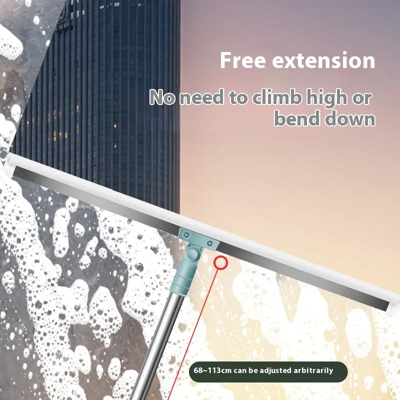 Household Portable Silicone Magic Broom – Telescopic & Compact Cleaning Tool