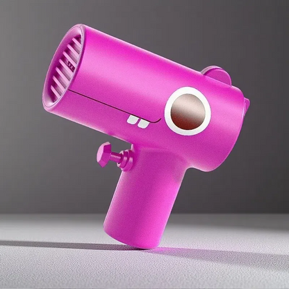 Children's Hand-held Press Water Gun – Cartoon Water Toy for Outdoor Fun Rose Red