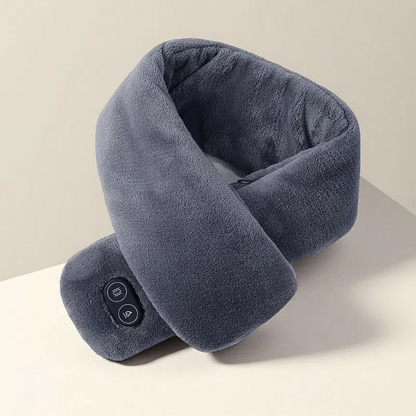 USB Heated Scarf with Power Bank – Vibration Massage & Smart Temperature Control