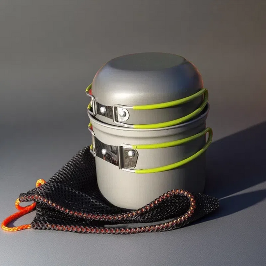 Fashion Outdoor Portable Camping Set – Lightweight Aluminum Alloy Cookware