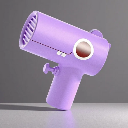 Children's Hand-held Press Water Gun – Cartoon Water Toy for Outdoor Fun Purple