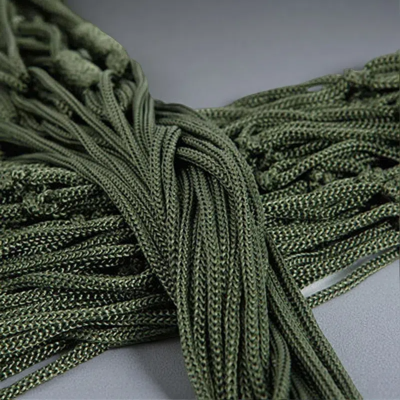 Rope Mesh Hammock – Indoor & Outdoor Nylon Swing for Camping and Leisure