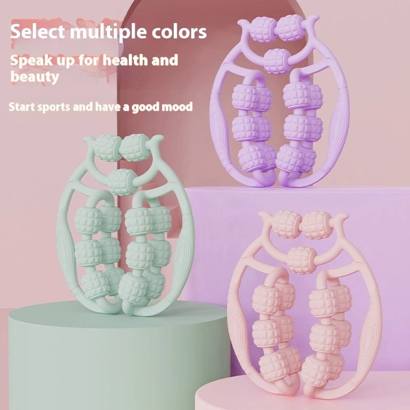 Ring Roller Small Leg Massage Machine – Double-Row Fitness & Body Shaping Massager