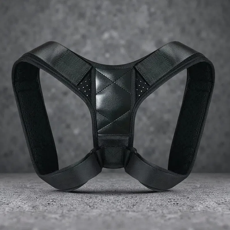 Adjustable Back Posture Correction Belt – Support for Spine Alignment & Comfort Black