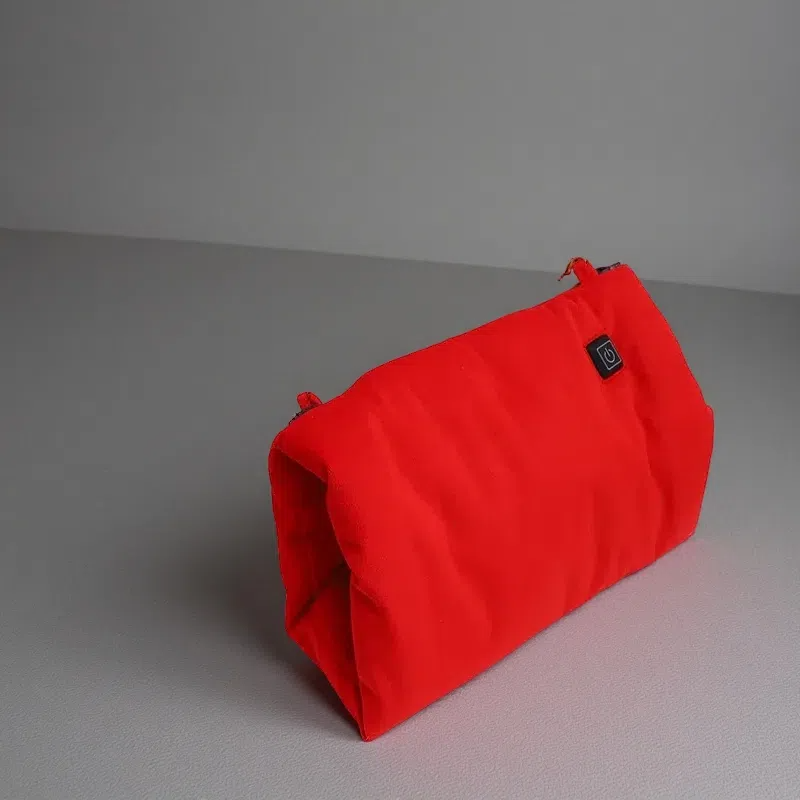 Multifunctional Heating Hand Warmer Crossbody – Portable Electric Hand Bag with USB Power Red