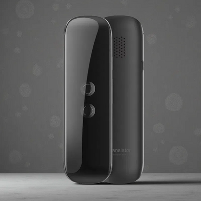 Intelligent AI Voice Translator – 2-Way Real-Time Translation, Long Battery Life, Compact Design Black