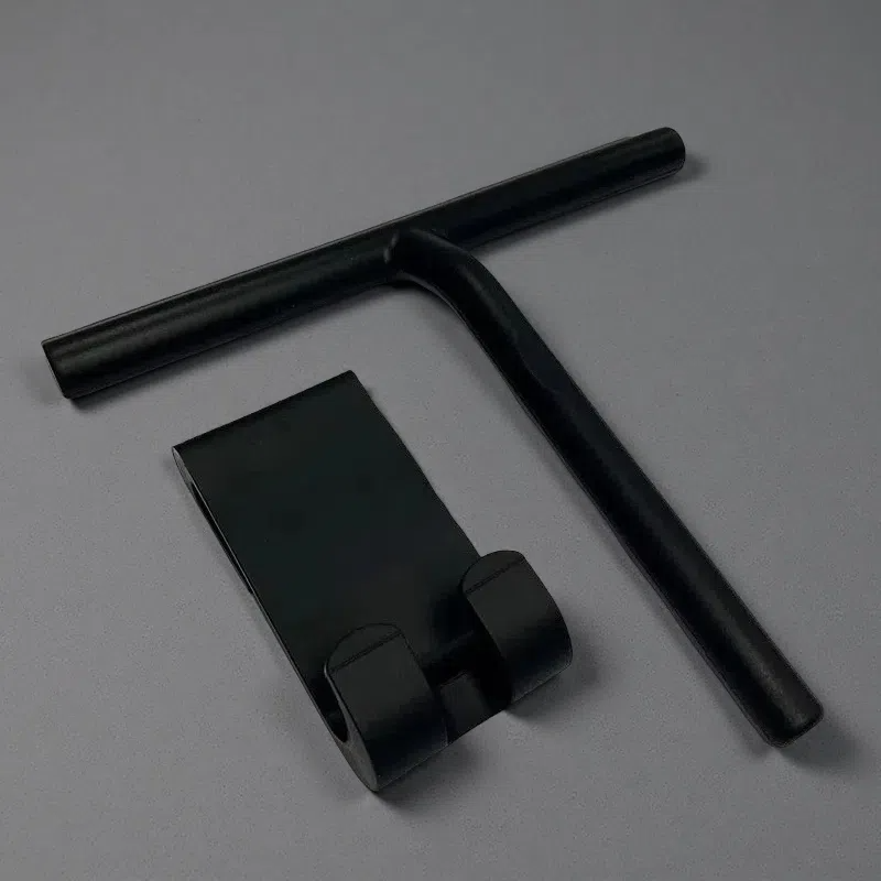 Silicone Multifunctional Cleaning Wiper – Window & Bathroom Glass Squeegee Black Small Size