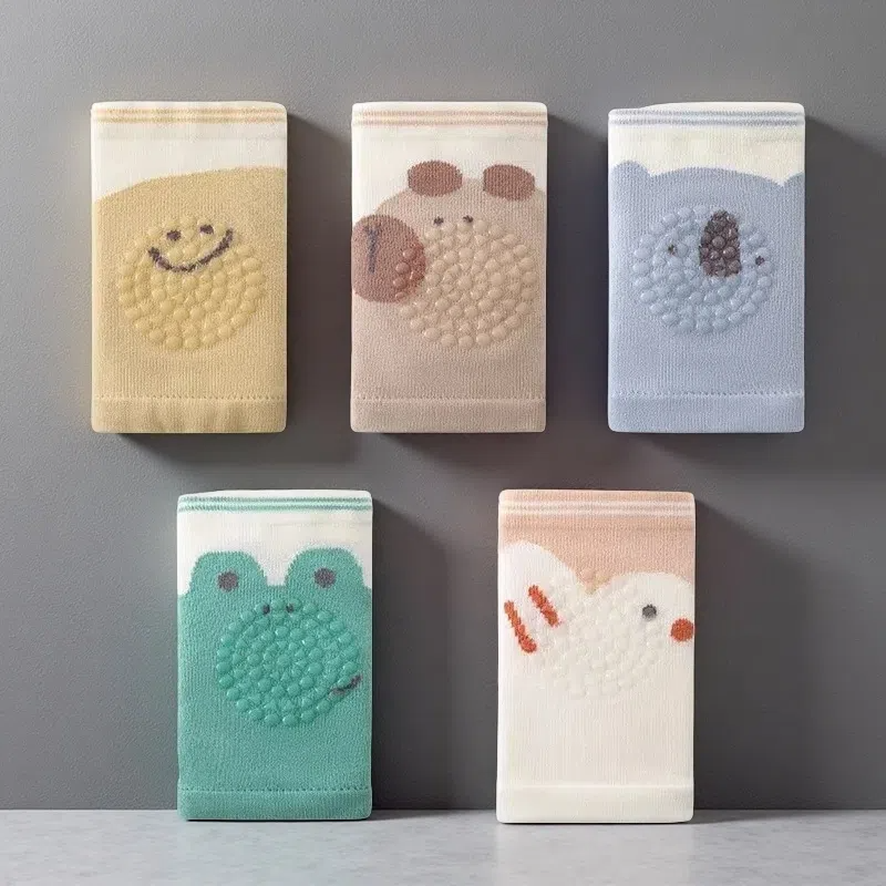 Baby Kneecap Protective Gear – Cute Cartoon Mesh Non-slip Fall Protection for Toddlers