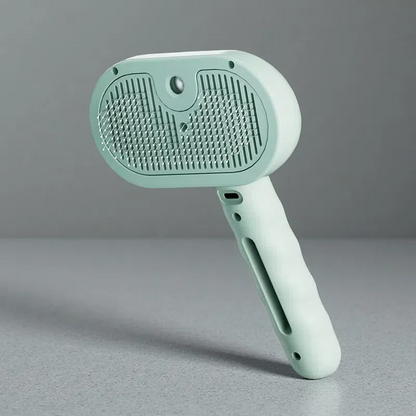 Pets Spray Hair Comb – Grooming Mist Brush for Dogs & Cats Green