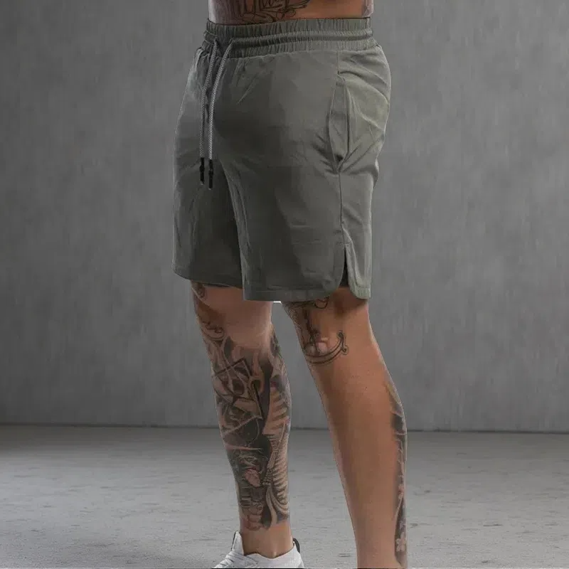 Men's Breathable Cotton-Blend Workout Shorts – Casual & Athletic Fit