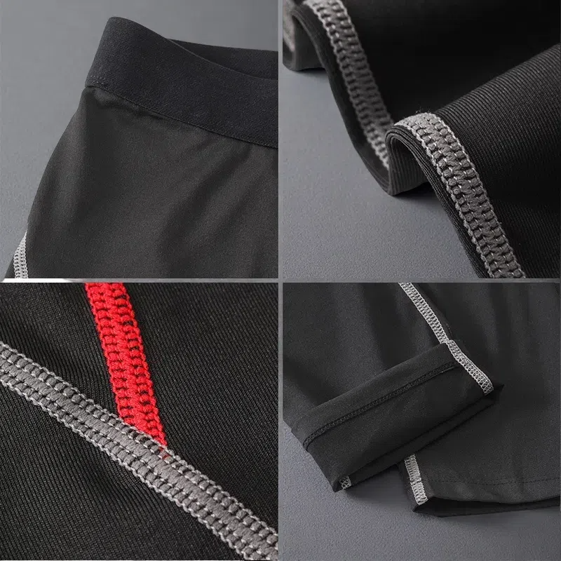 Men's Stretchy Moisture-Wicking Fitness Leggings – Running & Training Pants