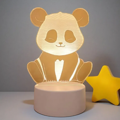 3D Lights Colorful Touch Remote Control LED Visual Lights