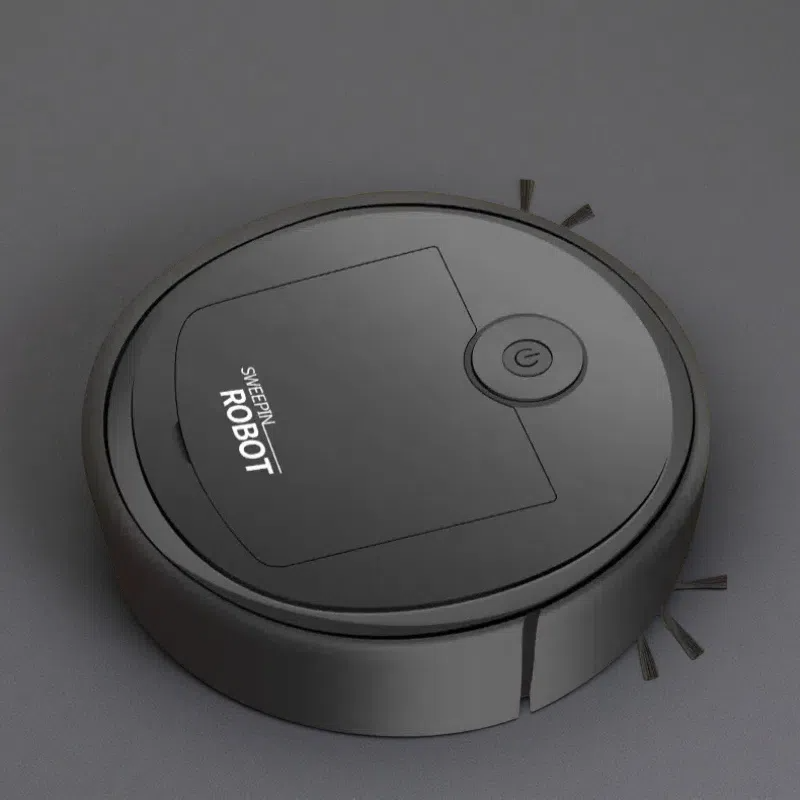 Intelligent Cleaning Robot – Lazy Household USB Vacuum Cleaner with Dual Motor Black USB