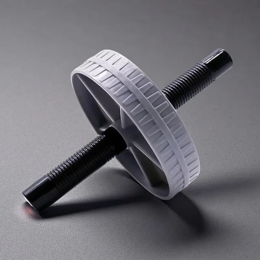 Household Abdominal Wheel – Silent Core Training Fitness Roller 15cm Gray