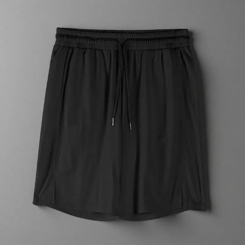 Breathable Quick-Dry Casual Sports Mesh Fabric Shorts – Lightweight Loose Fit with Micro Elasticity