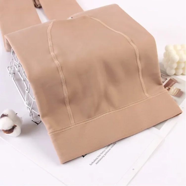 Women's Autumn & Winter Nude Feel Fleece-Lined Leggings – Invisible Shaping Thermal Pantyhose