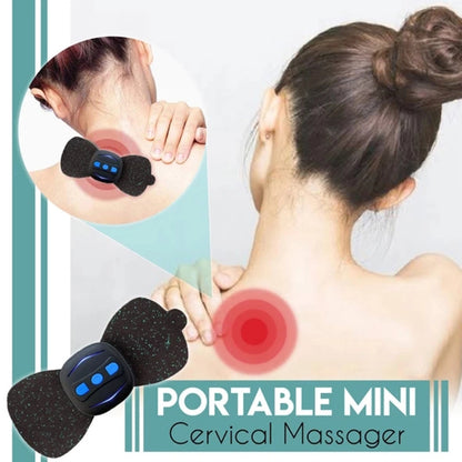 Portable Mini Neck Massager – Slimming Muscle Relief Device with USB Power