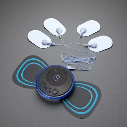 Portable Electric Pulse Shoulder and Neck Mini Cervical Spine Massage Instrument Common Electrode One For Four