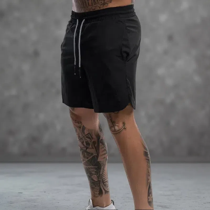 Men's Breathable Cotton-Blend Workout Shorts – Casual & Athletic Fit