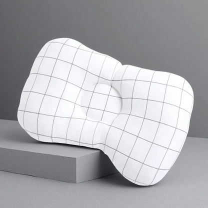 Autumn and Winter Baby Pillow – Cotton Round Anti-Eccentric Head Support Pillow for 0-1 Years 5 30x23cm
