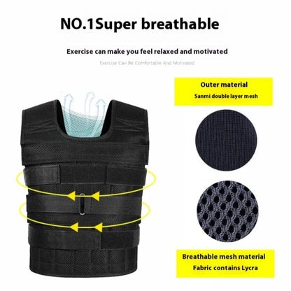 Weight Vest for Running & Training – Adjustable Load Sports Vest for Men & Women